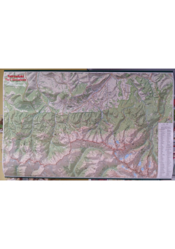 Tatrzański Park Narodowy. Mapa ścienna 1:30 000