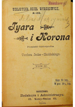 Tyara I Korona Tom IV 1900 r.