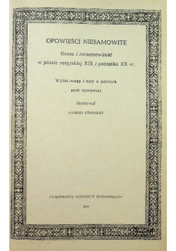 Opowieści niesamowite