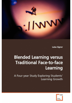 Blended Learning versus Traditional Face-to-face  Learning