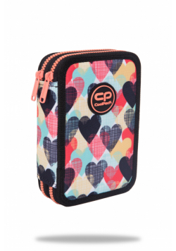 Piórnik 2-komorowy z wyposażeniem Coolpack Jumper 2 chocolove
