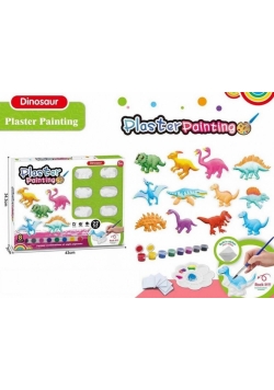 Figurki gipsowe - dinozaury do malowania