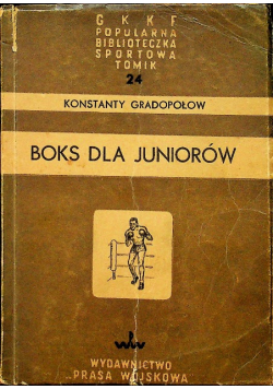 Boks dla juniorów 1950 r.