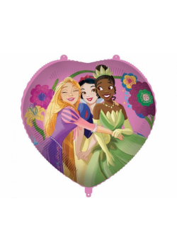 Balon foliowy 46cm Serce Princess Live Your Story
