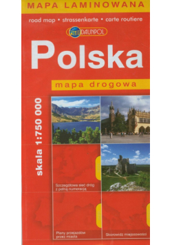 Polska mapa drogowa 1:750 000