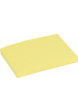 Notesy samoprzylepne żółte 75x100 mm