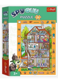 Puzzle 24 Obserwacyjne - Spy Guy W domu TREFL
