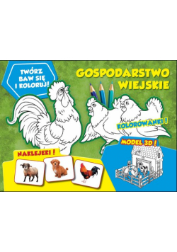 Twórz baw się koloruj Gospodarstwo wiejskie
