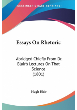 Essays On Rhetoric