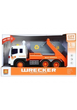 Auto ciężarowe światło/dźwięk śmieciarka