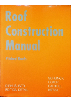 Roof Construction Manual