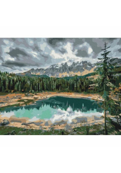 Malowanie po numerach - Jezioro Karetza 40x50cm