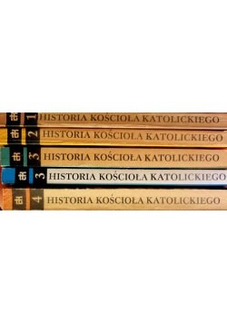 Historia kościoła katolickiego Tom 1 do 5