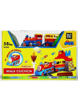 Klocki MUBI Mała ciuchcia na baterie 58 elementów
