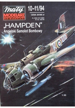 Mały modelarz nr 10 - 11 / 94  Angielski samolot bombowy Handley Page Hampden