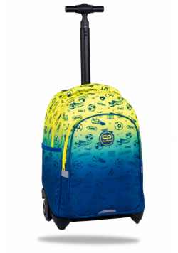 Plecak 2-komorowy Coolpack na kółkach football