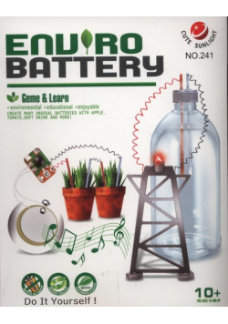Zestaw kreatywny enviro eko bateria