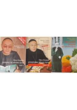 Ojca Grande przepisy na zdrowe życie, 3 książki