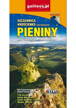 Mapa tur. - Pieniny, Szczawnica, Krościenko w.2023