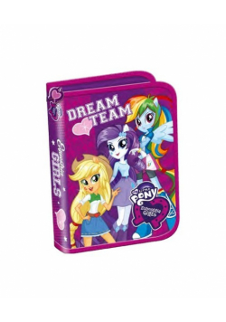 Piórnik dwuklapowy bez wyposażenia Equestria girls Dream Team