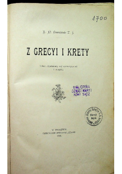 Z Grecyi i Krety 1902 r.