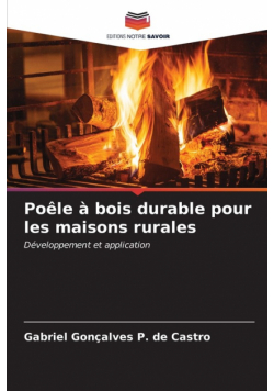 Poêle à bois durable pour les maisons rurales