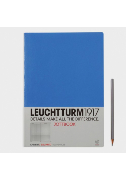 Notatnik A4 Leuchtturm1917 w kratkę chabrowy 341541