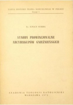 Synody prowincjonalne arcybiskupów gnieźnieńskich