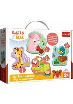 Puzzle Baby Classic Bobaskowe zwierzątka 36135
