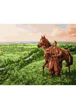 Malowanie po numerach - Kozacki duch 40x50cm