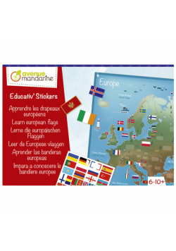Zestaw edukacyjny Poznaj europejskie flagi