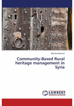 Community-Based Rural heritage management in Syria