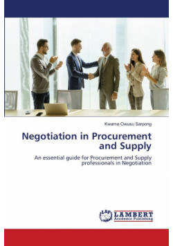 Negotiation in Procurement and Supply