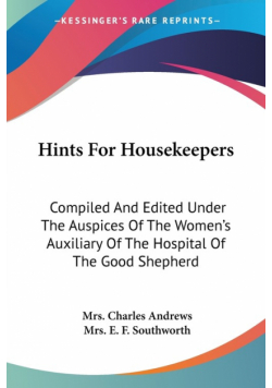 Hints For Housekeepers
