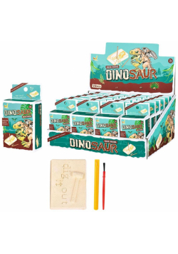 Wykopaliska paleontolog szkielet dinozaura