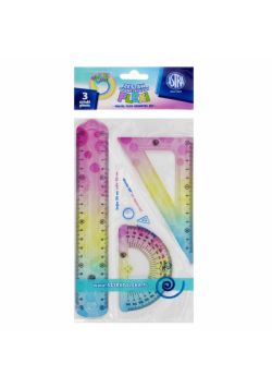 Zestaw geometryczny pastelowy Flexi 3el ASTRA