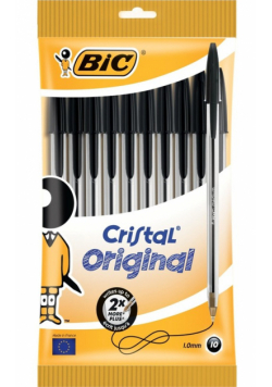Długopis Cristal Original Czarny 10 sztuk