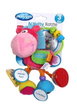Aktywna grzechotka osiołek PLAYGRO
