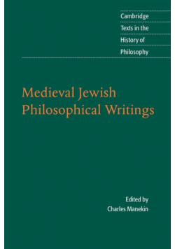 Medieval Jewish Philosophical Writings