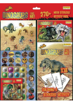 Naklejki Mega Stickers Dinozaury