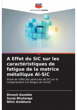 A Effet du SiC sur les caractéristiques de fatigue de la matrice métallique Al-SiC