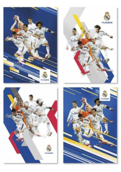 Zeszyt A5 Real Madrid w trzy linie 16 kartek 20 sztuk