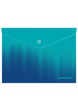 Koperta na dokumenty na zatrzask A4 Coolpack Gradient OCEAN