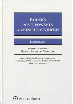 Kodeks postępowania administracyjnego Komentarz