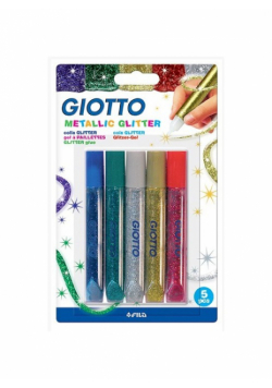 Klej brokatowy Metallic 5 x 10,5 ml