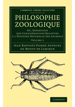 Philosophie Zoologique - Volume 1