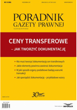 Ceny transferowe Jak twotrzyć dokumentację