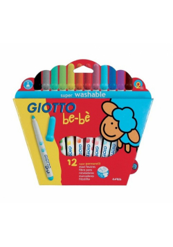 Flamastry Giotto BeBe 12 kolorów
