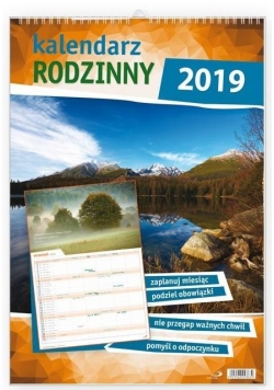 Kalendarz 2019 Kalendarz rodzinny