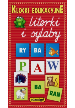 Klocki edukacyjne Literki i sylaby